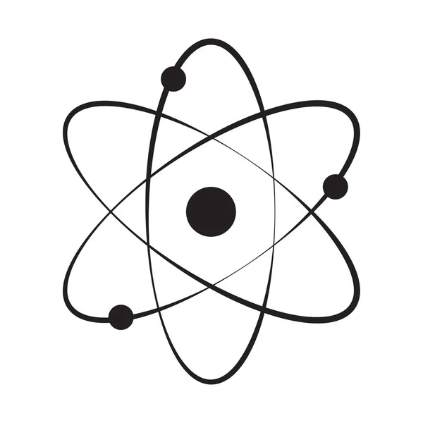 Natuurkunde teken icoon. Nucleaire energie concept. moleculaire chemie, natuurkunde concept. Vector illustratie. voorraadafbeelding. — Stockvector