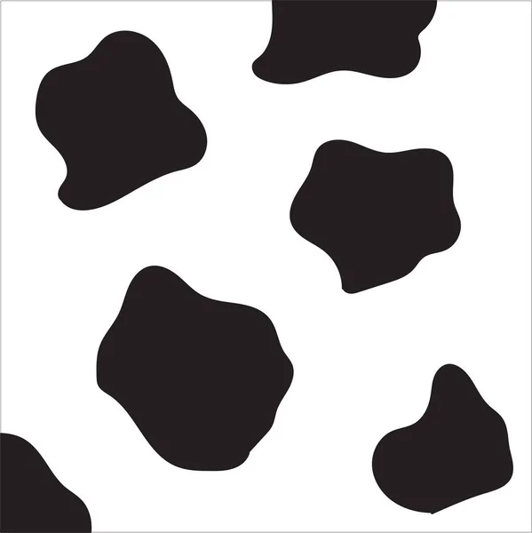 Black spots cartoon in cartoon style. Design template. Creative seamless pattern. Vector illustration. stock image. — стоковый вектор