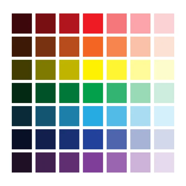 Paleta de colores. Patrón de tela. Gráfico de arco iris. diseño colorido. Ilustración vectorial. imagen de stock. — Vector de stock
