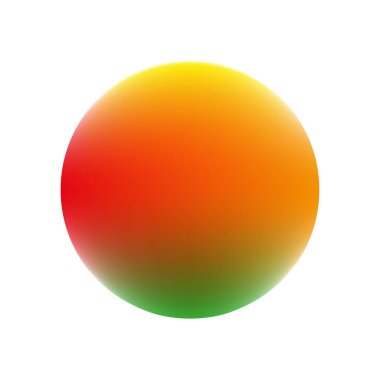 Güzel turuncu hacimli küre. Tasarım elemanı. Sanat dekorasyonu arka planı. Vektör çizimi. depolama resmi.