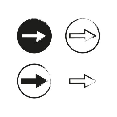 Oklar, her amaç için harika bir tasarım. Logo sembolü. Ui tasarımı. Vektör çizimi. Hisse senedi. EPS 10.