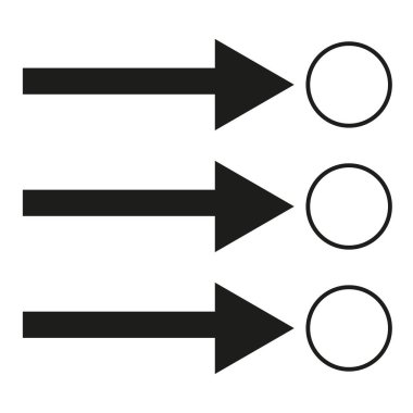 Farklı düz oklar. Özel oklar. Oklar daireleri gösteriyor. Stok görüntüsü. EPS 10.