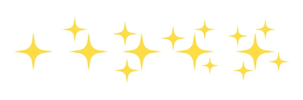 Absztrakt Sárga Csillagok Háttér Vektor Illusztráció Készletkép Eps — Stock Vector