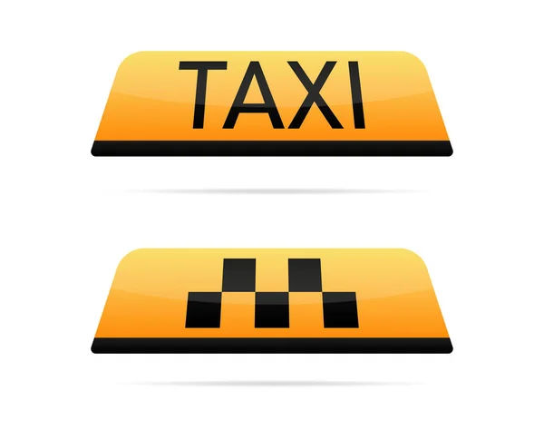 Checker Taxi Vector Illustration Stock Image Eps — Image vectorielle