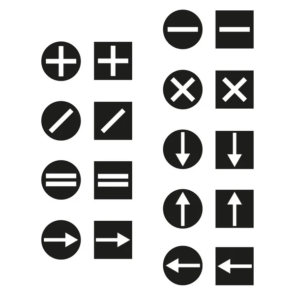 Maths Signes Fléchés Modèle Géométrique Abstrait Sans Couture Illustration Vectorielle — Image vectorielle