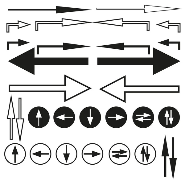 Different Arrows Vector Illustration Stock Image Eps — ストックベクタ