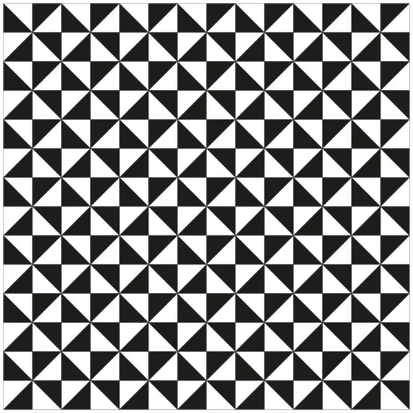 Stylish Pattern Squares Black White Monochrome Seamless Pattern Geometric Element — Stockvektor