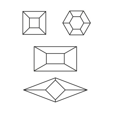 Lines geometric shapes. Vector illustration. stock image. EPS 10.