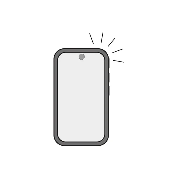 Smartphone Call Icon Call Symbol Vector Illustration Stock Image Eps - Stok Vektor