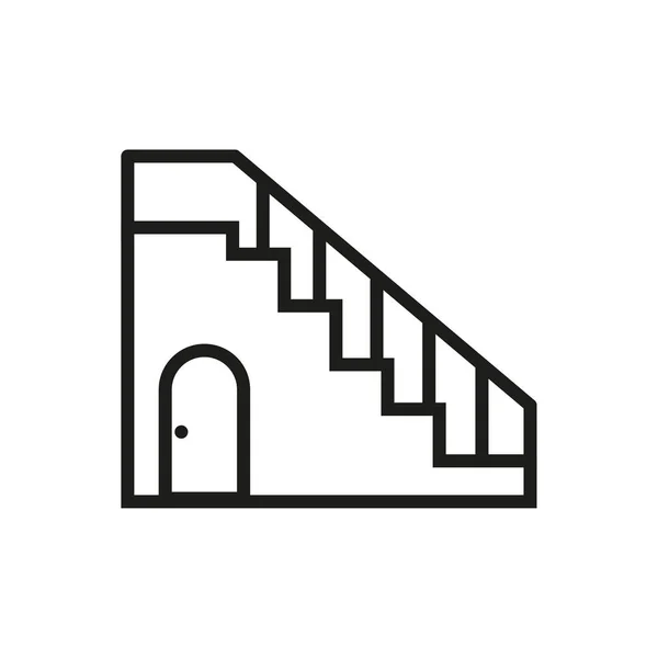 Stairs Icon Business Concept Vector Illustration Stock Image Eps — Vector de stock
