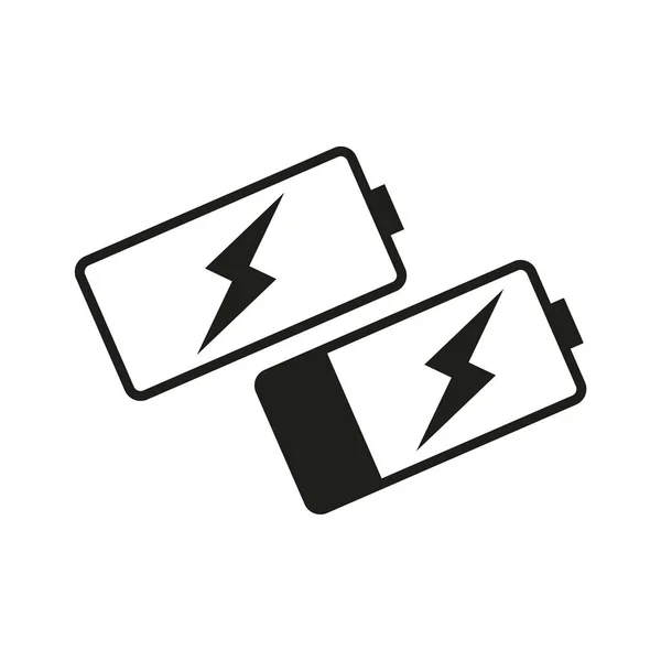 Ícone Bateria Energia Eléctrica Ilustração Vetorial Imagem Estoque Eps —  Vetores de Stock