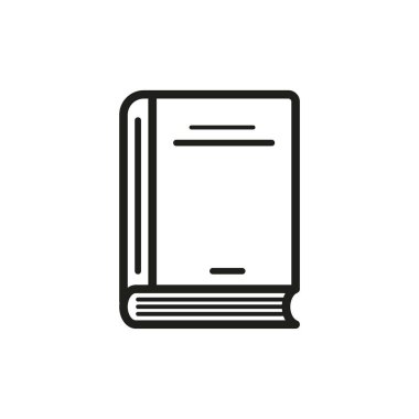 book icon. Education, knowledge, study concept. Vector illustration. stock image. EPS 10.