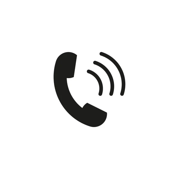 siyah cep telefonu simgesi. İletişim, internet kavramı. Sözcü simgesi. Sembol ara. Vektör çizimi. Stok görüntüsü. EPS 10.