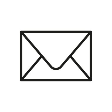 Zarf simgesi. E- posta simgesi. Bilgi işareti iş konsepti. Vektör çizimi. Hisse senedi. EPS 10.