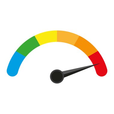 Hızlı arama göstergesi. Yüksek hız. Vektör çizimi. Hisse senedi. EPS 10.