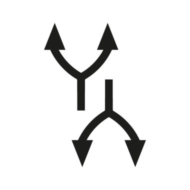 Çift ok. Sembol grafikleri. Çapraz. Vektör çizimi. Stok görüntüsü. EPS 10.