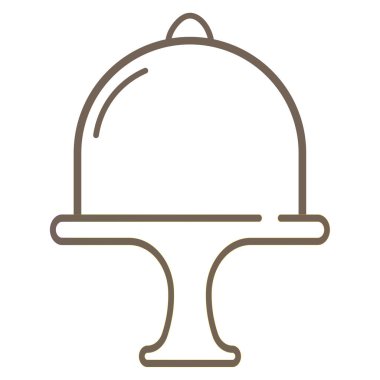 Yemek servisi yapan restoran. Aşçılık geçmişi. Vektör çizimi. Stok görüntüsü. EPS 10.