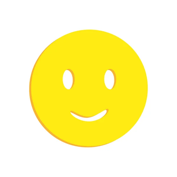 Sonriente Amarillo Abstracto Icono Sonrisa Ilustración Vectorial Imagen Stock Eps — Archivo Imágenes Vectoriales