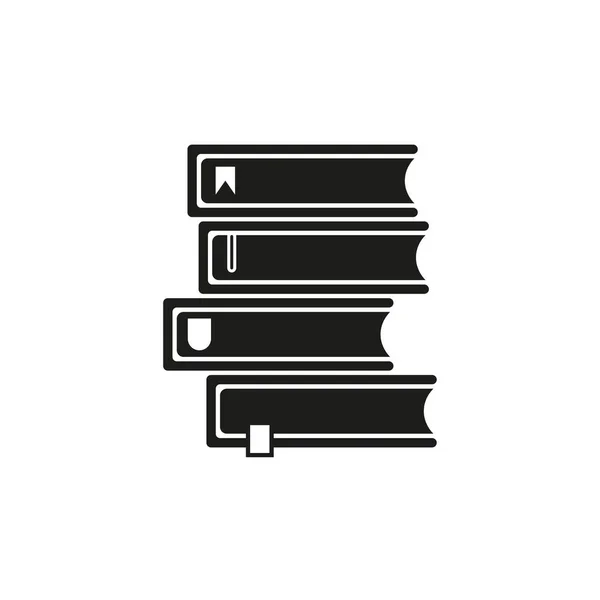 Een Stapel Boeken Icoon Contourpictogram Vector Illustratie Voorraad Afbeelding Eps — Stockvector