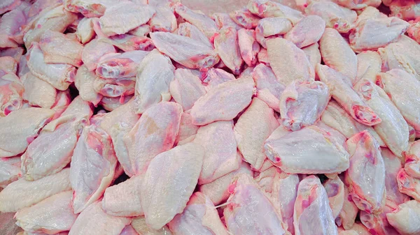 Frische Chicken Wings Zum Kochen Braten Und Grillen Verwenden Sehr — Stockfoto
