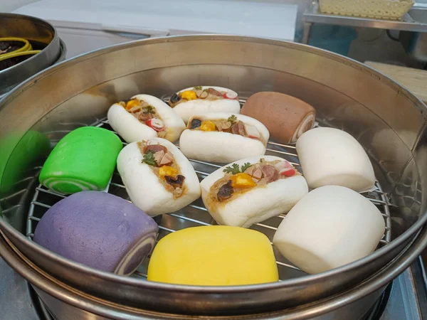 Xiaolongbao Chinese Steamed Bun Dim Sum — Φωτογραφία Αρχείου