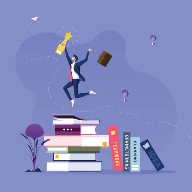 İşadamı, İş-İş Bilgileri Kavramını Öğreniyor 