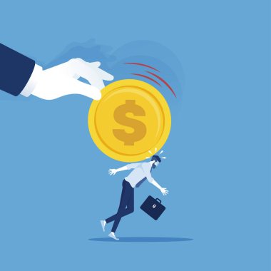 Para, rüşvet, rüşvet, yolsuzluk konsepti.