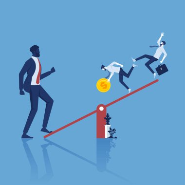 Küçük ve büyük tahterevalli işi, büyük ve küçük iş dengesi kavramı