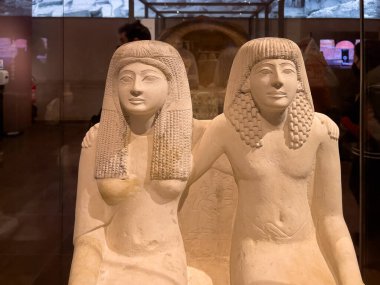 Torino 'daki Mısır müzesinin içi