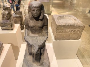 Torino 'daki Mısır müzesinin içi