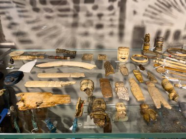 Torino 'daki Mısır müzesinin içi