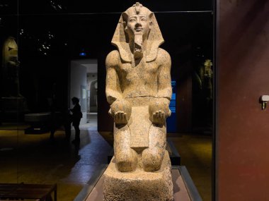 Torino 'daki Mısır müzesinin içi