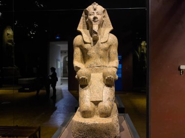 Torino 'daki Mısır müzesinin içi