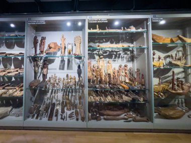 Torino 'daki Mısır müzesinin içi