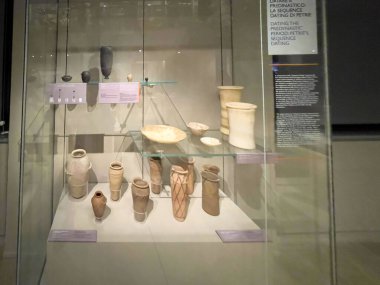 Torino 'daki Mısır müzesinin içi