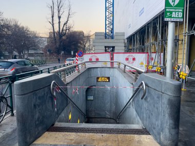 Torino 'daki Porta Nuova metro istasyonu