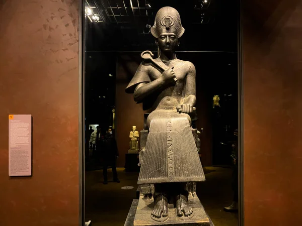 Innenraum Des Ägyptischen Museums Turin — Stockfoto