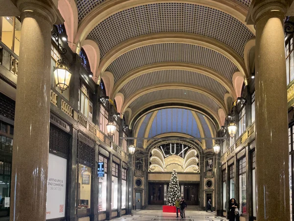 Winkelcentrum Vlakbij Piazza San Carlo Torino — Stockfoto