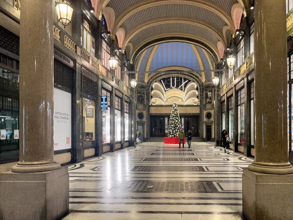 Einkaufszentrum Der Nähe Der Piazza San Carlo Turin — Stockfoto