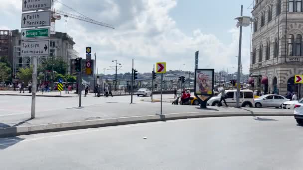 Tráfico Casual Las Carreteras Estambul — Vídeos de Stock