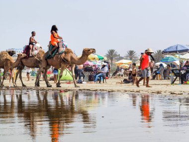 Çok az insan yaz tatillerinde deve sürüşünden zevk alır.