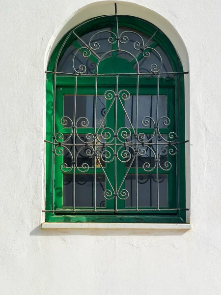 Grünes Fenster Der Alten Medina Von Asilah — Stockfoto