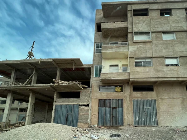 Afrika 'da inşaat halindeki konut binası