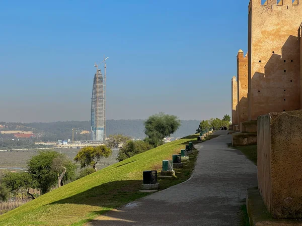 Mohammed Turm Bau Rabat — Stockfoto