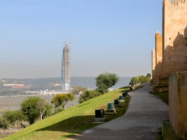 Mohammed Turm Bau Rabat — Stockfoto