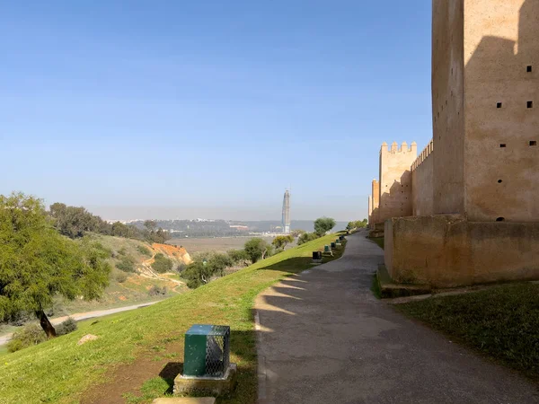 Mohammed Turm Bau Rabat — Stockfoto