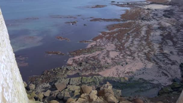 Vista Sobre Una Playa Vacía — Vídeos de Stock