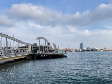 Barcelona 'daki Rambla de mar limanı