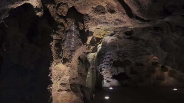 Interior Das Cavernas Hércules Marrocos — Vídeo de Stock