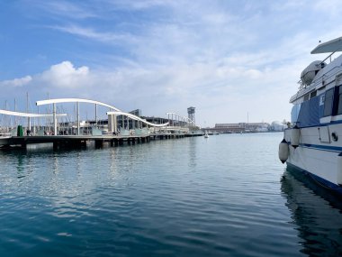 Barcelona 'daki Rambla de mar limanı